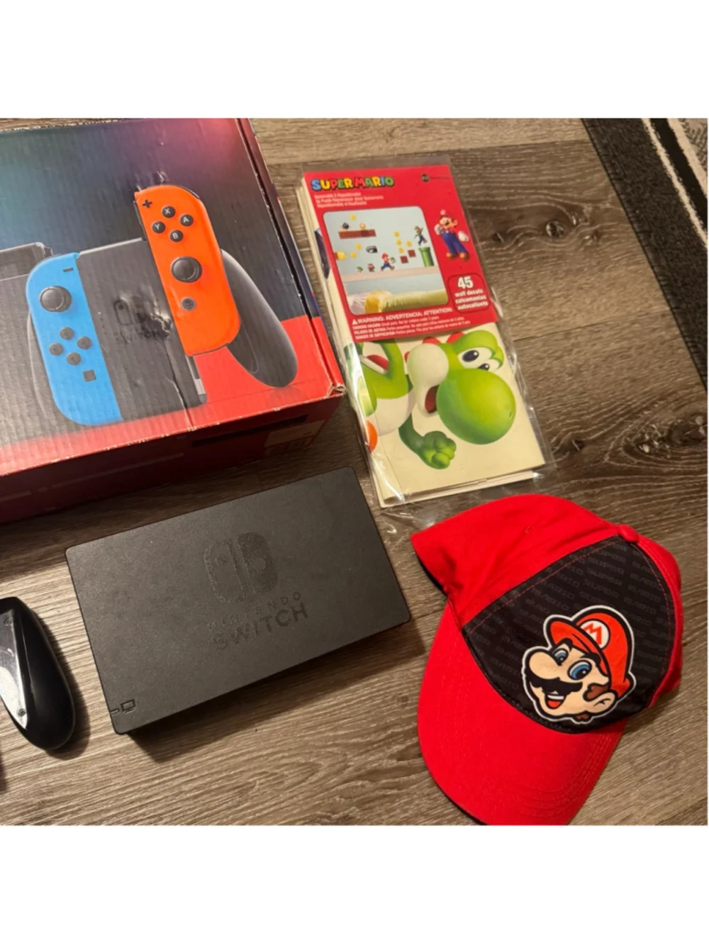 Nintendo Switch Console with Joy-Cons, Dock, and Accessories Bundle Lot